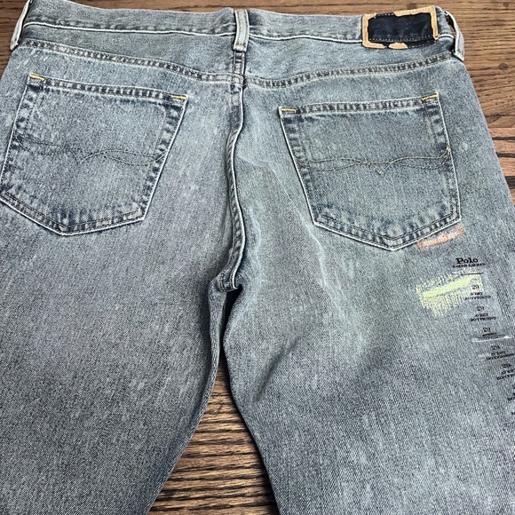 NWT Avery Boyfriend Polo Jeans w/ Lots of Stitching Patches in Pristine Shape!! - Picture 7 of 12